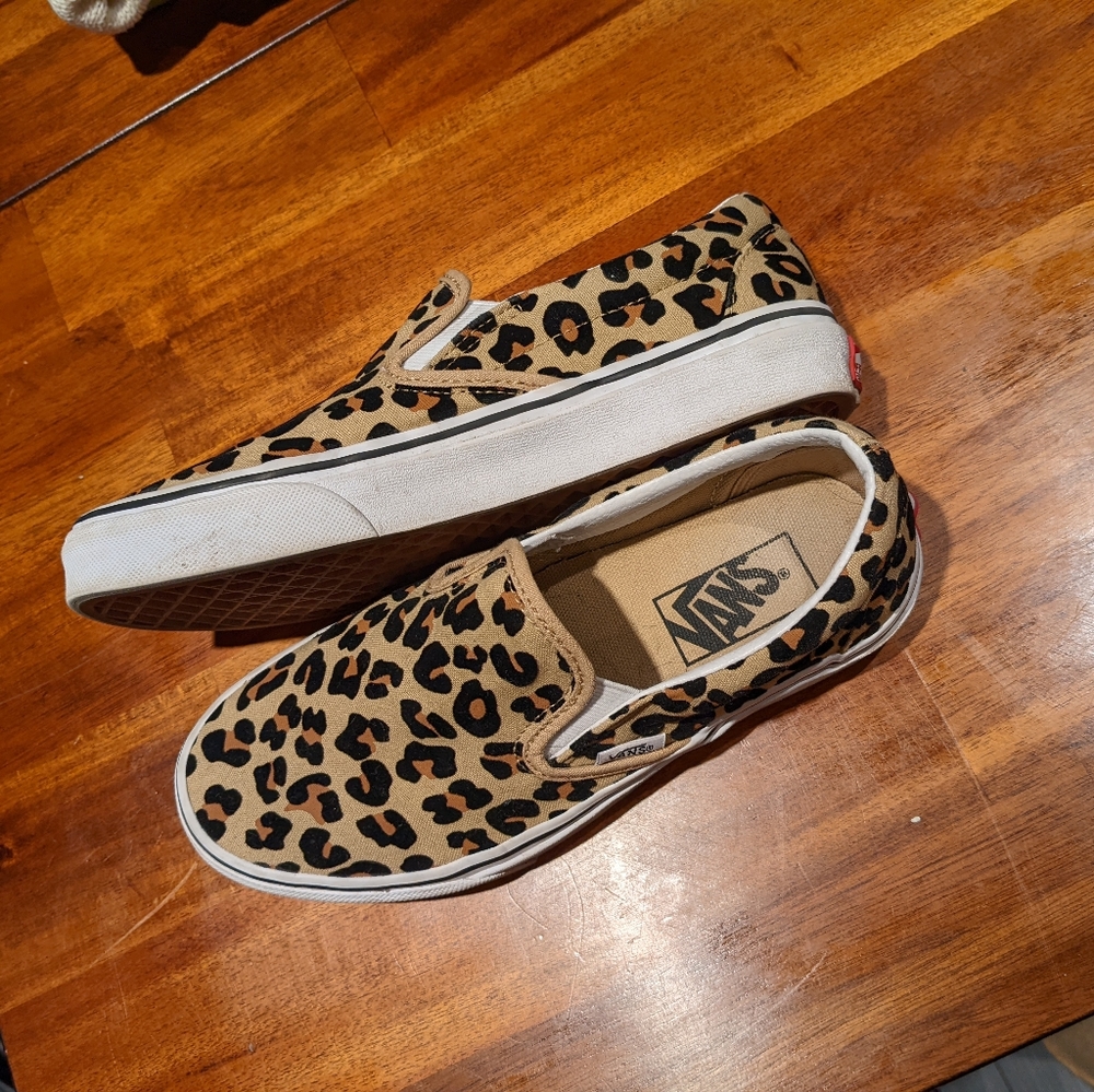 Cheetah print vans